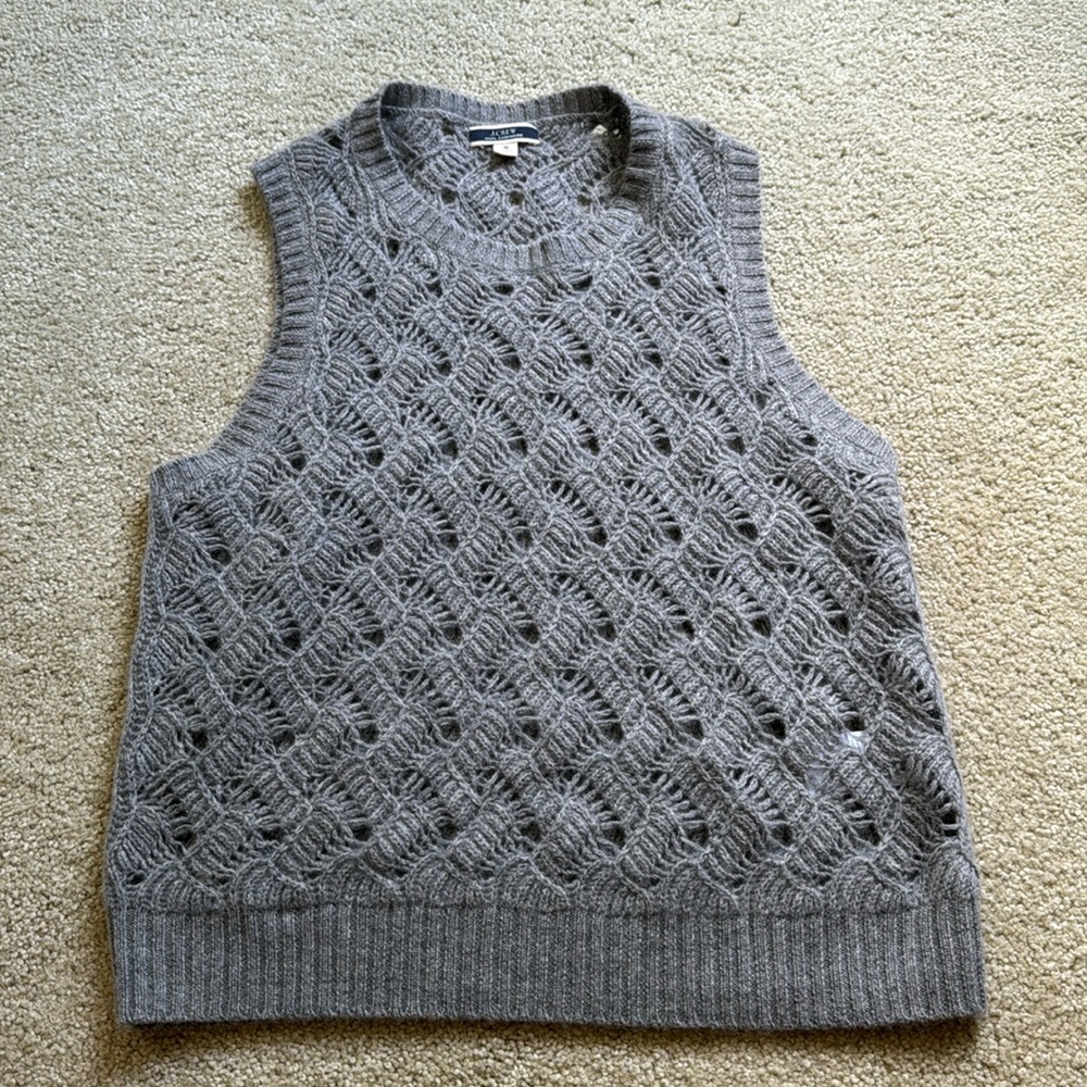 JCrew cashmere vest